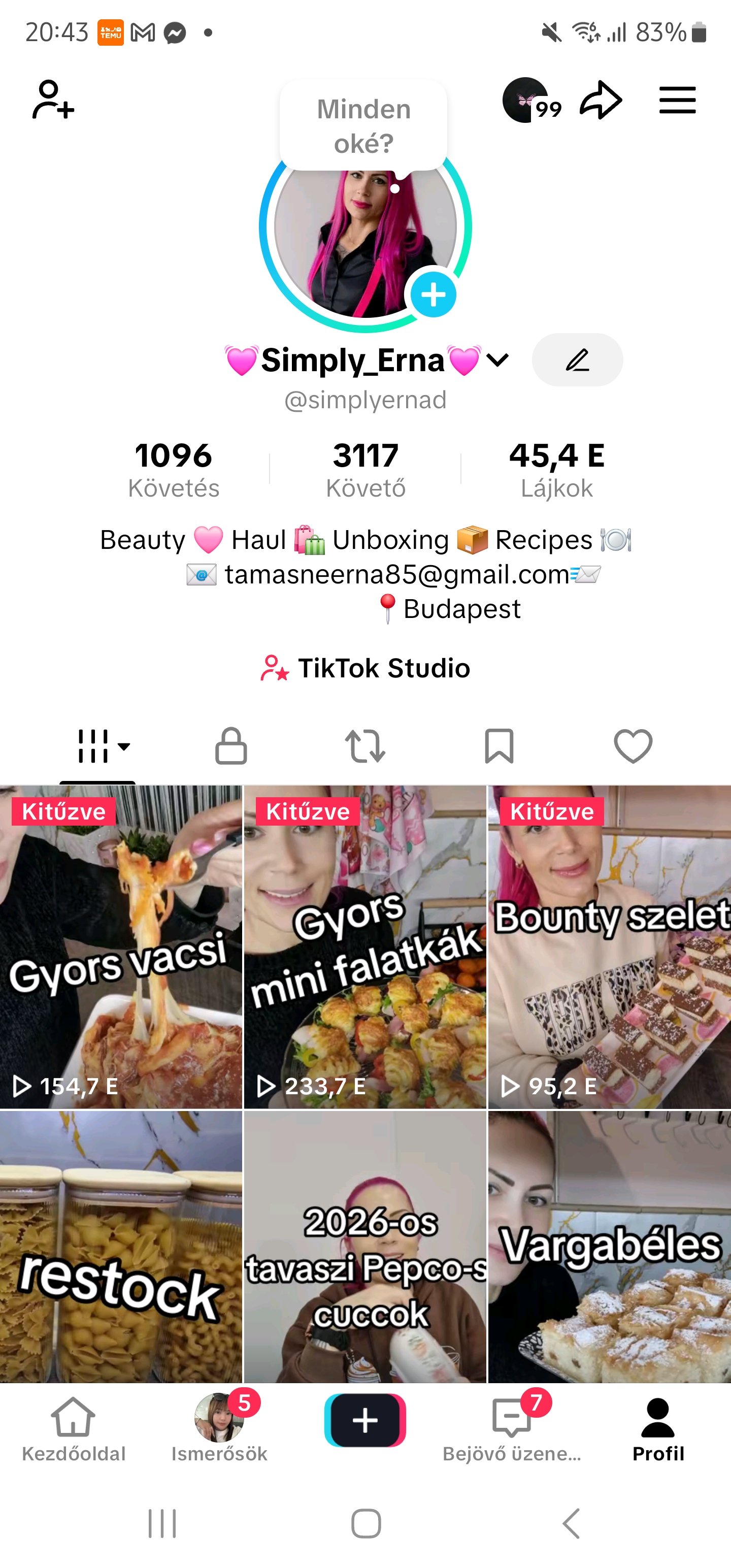 Tamás Bertalanné Erna portfolio